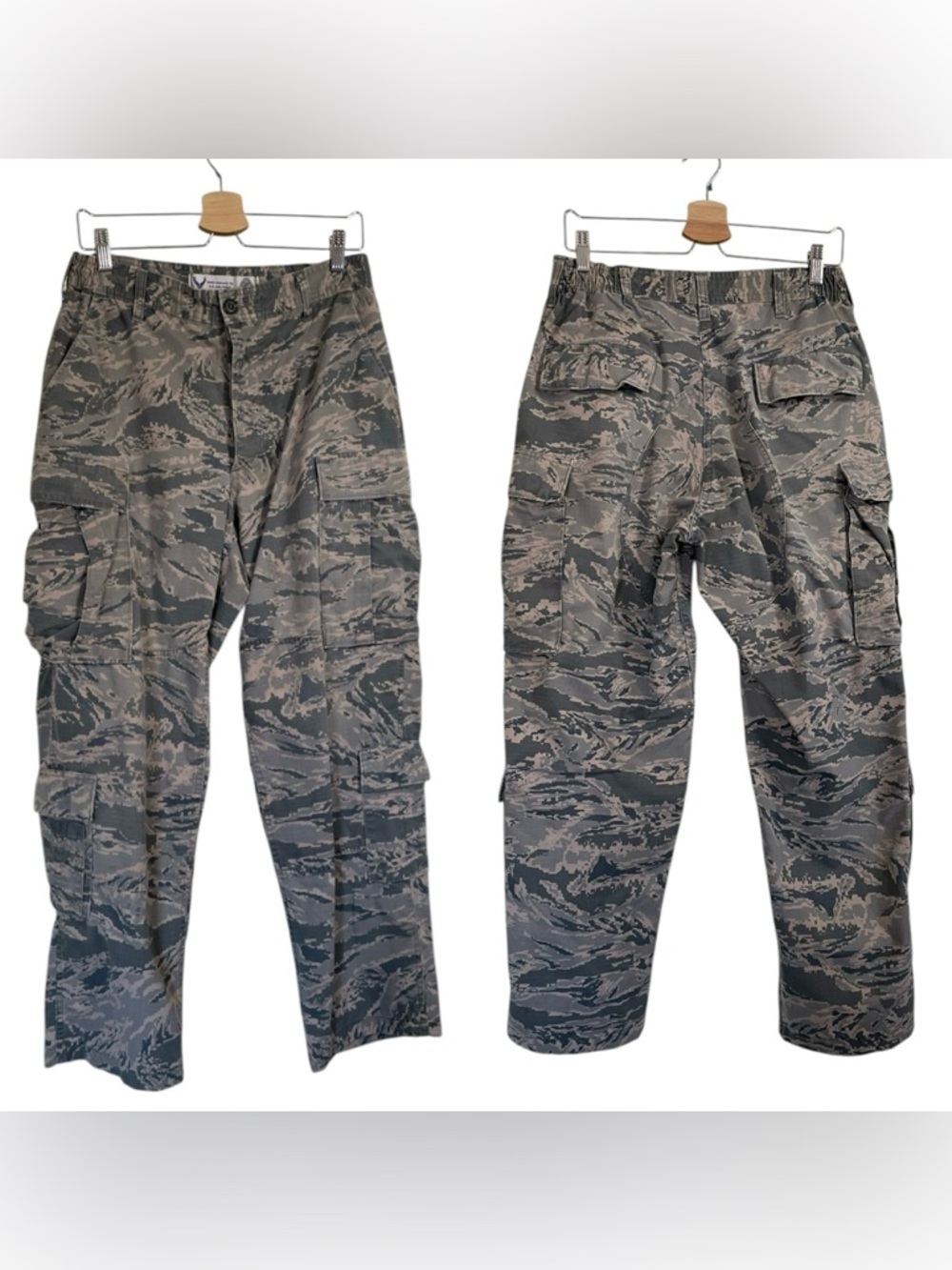 U.S. AIR FORCE Made expressly For Men's Tactical Cargo Pants - Gray Camo 32R